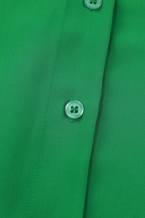 3/4 Puff Sleeve Oversize Shirt